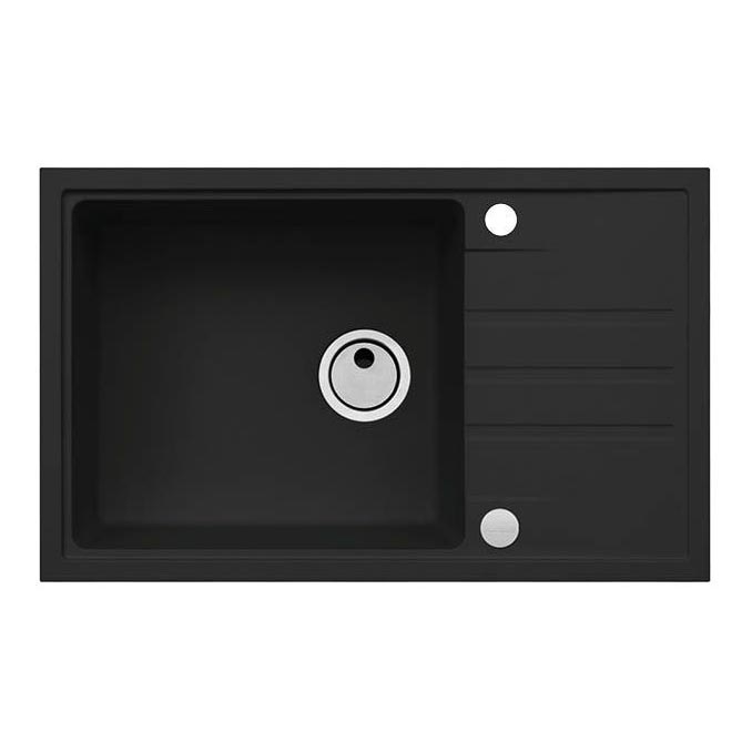 ALVEUS 1149117 - Virtuves izlietne INTERMEZZO 78x48 cm granīts/melna