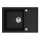 ALVEUS 1149126 - Virtuves izlietne INTERMEZZO 68x48 cm granīts/melna