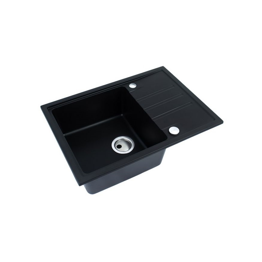 ALVEUS 1149126 - Virtuves izlietne INTERMEZZO 68x48 cm granīts/melna