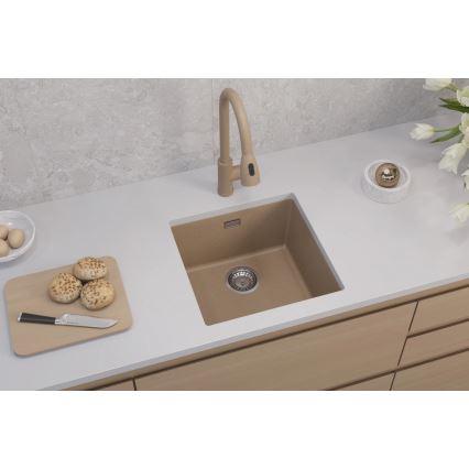 ALVEUS 1150047 - Virtuves izlietne OMNI 45x45 cm granīts/bēša