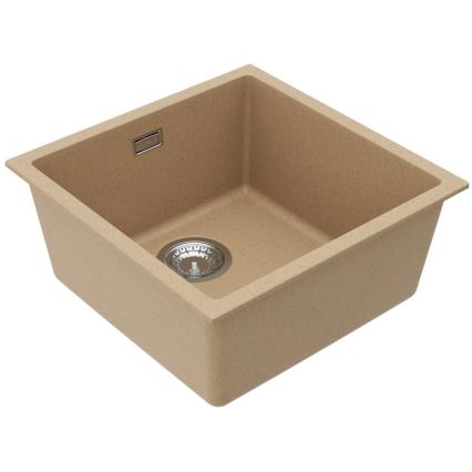 ALVEUS 1150047 - Virtuves izlietne OMNI 45x45 cm granīts/bēša