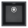 ALVEUS 1150048 - Virtuves izlietne OMNI 45x45 cm granīts/melna