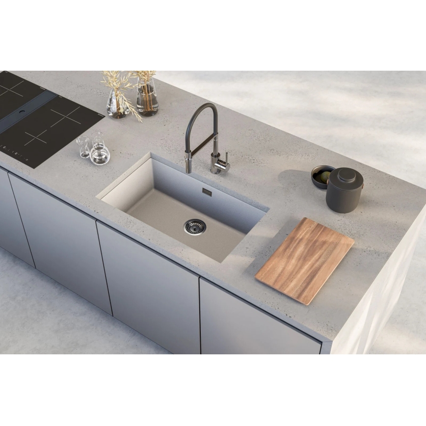 ALVEUS 1150058 - Virtuves izlietne OMNI 75x45 cm granīts/balta