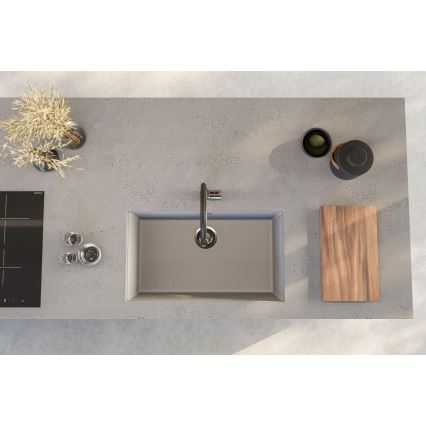 ALVEUS 1150058 - Virtuves izlietne OMNI 75x45 cm granīts/balta