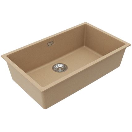 ALVEUS 1150061 - Granīta virtuves izlietne OMNI 75x45 cm, bēša