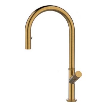 ALVEUS 1150779 - Izlietnes krāns SWAN 44,9 cm nerūsējošs tērauds/bronza