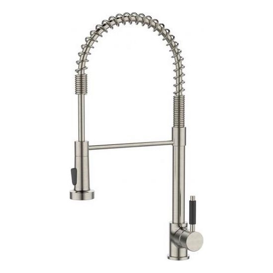 ALVEUS 1150886 - Izlietnes krāns ar lokanu statīvu ar smidzinātāju URBAN 47,1 cm nerūsējošs tērauds