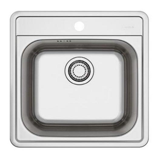 ALVEUS 1151258 - Virtuves izlietne MORE 50x49 cm matēts tērauds/satīna