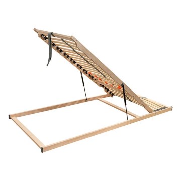 Ambiamo - Elastīga redeļu gultas pamatne ar regulējamu slīpumu no kājām LOEN 200x90 cm