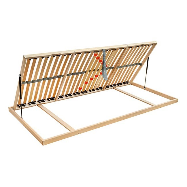 Ambiamo - Elastīga redeļu gultas pamatne ar sānu regulējamu noliekumu ODENSE 200x90 cm pa kreisi
