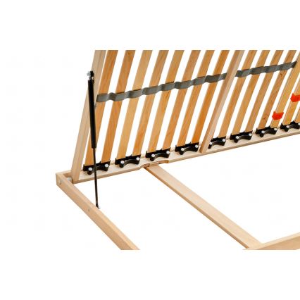 Ambiamo - Elastīga redeļu gultas pamatne ar sānu regulējamu noliekumu ODENSE 200x90 cm pa kreisi