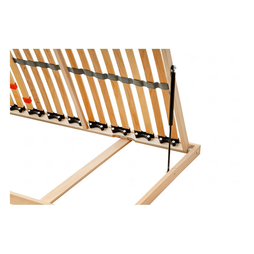 Ambiamo - Elastīga redeļu gultas pamatne ar sānu regulējamu noliekumu ODENSE 200x90 cm pa labi