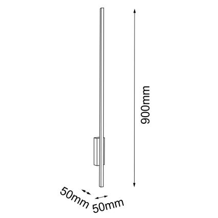 Amplex - LED Sienas gaismeklis LED/3,8W/230V zelta/melns