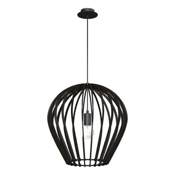 Amplex - Pakaramā lampa ar trosi 1xE27/20W/230V melna