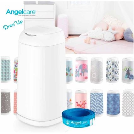 Angelcare - Autiņbiksīšu tvertne DRESS UP + 1x papildus kasete