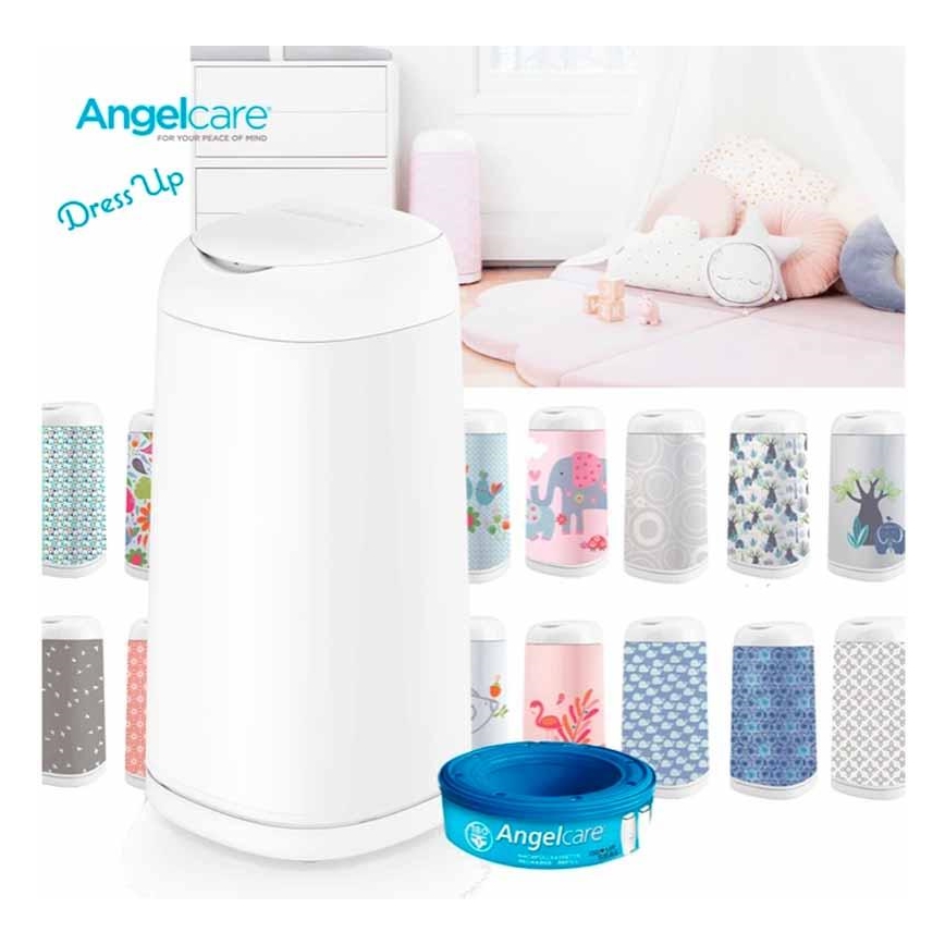 Angelcare - Autiņbiksīšu tvertne DRESS UP + 1x papildus kasete