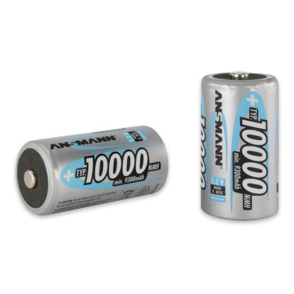 Ansmann 06549 Mono D - 2gab uzlādējamas baterijas D NiMH/1,2V/1000mAh