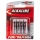 Ansmann 09630 LR03 AAA RED - 4gab alkaline baterija 1.5V