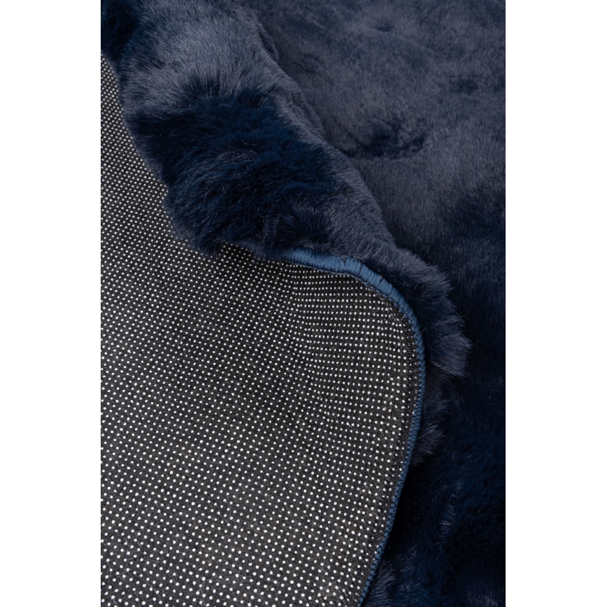 Apaļais paklājs RABBIT BUBBLE 160 cm, zils