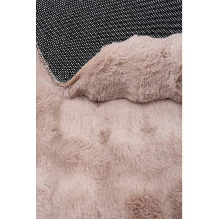 Apaļš paklājs RABBIT BUBBLE 160 cm bēšs