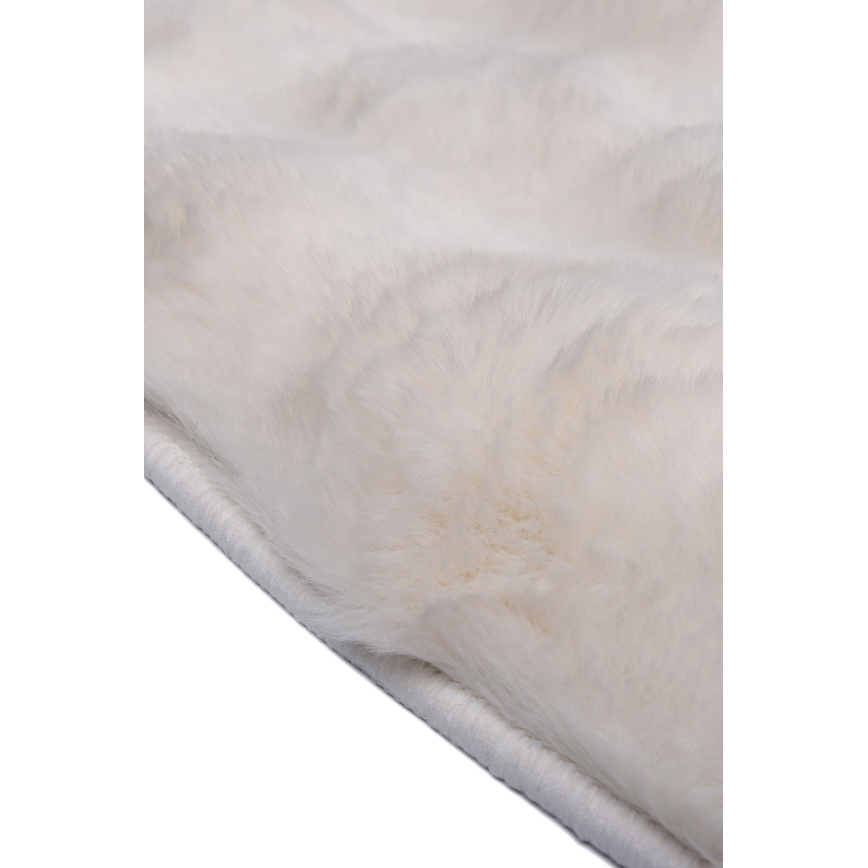 Apaļš paklājs RABBIT BUBBLE 160 cm krēmkrāsas