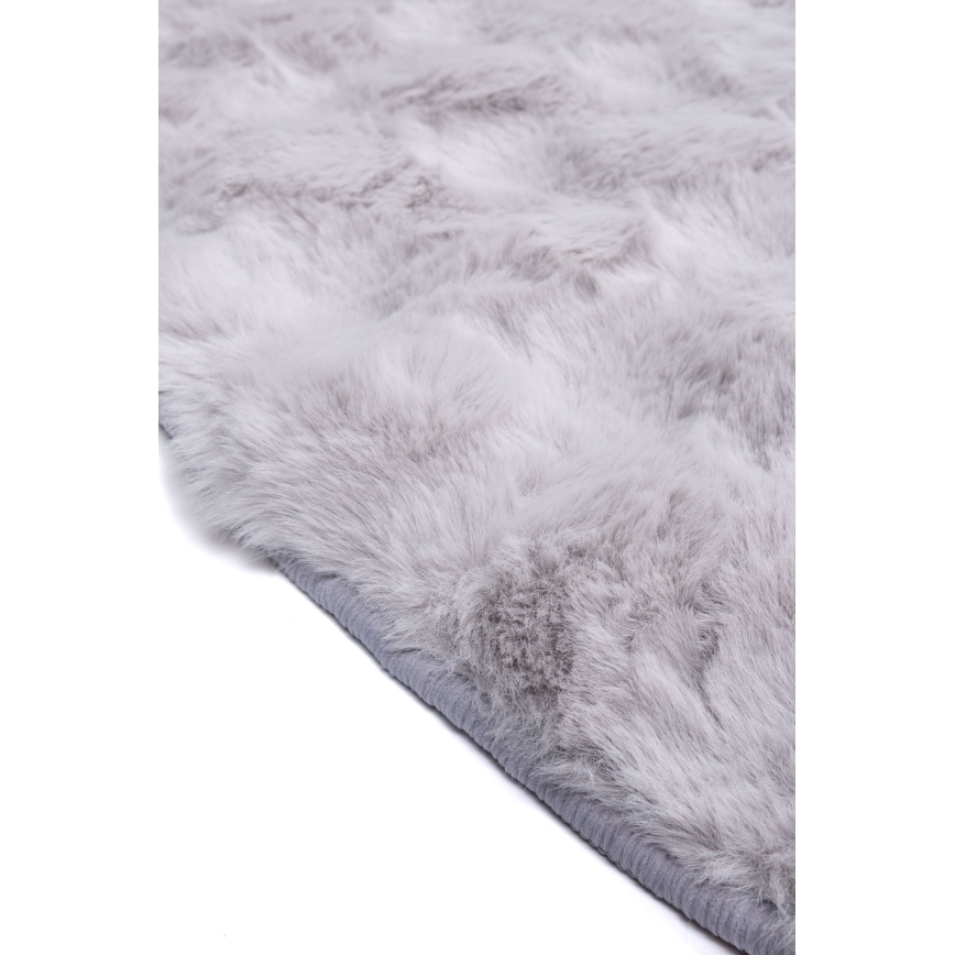 Apaļš paklājs RABBIT BUBBLE 160 cm pelēks