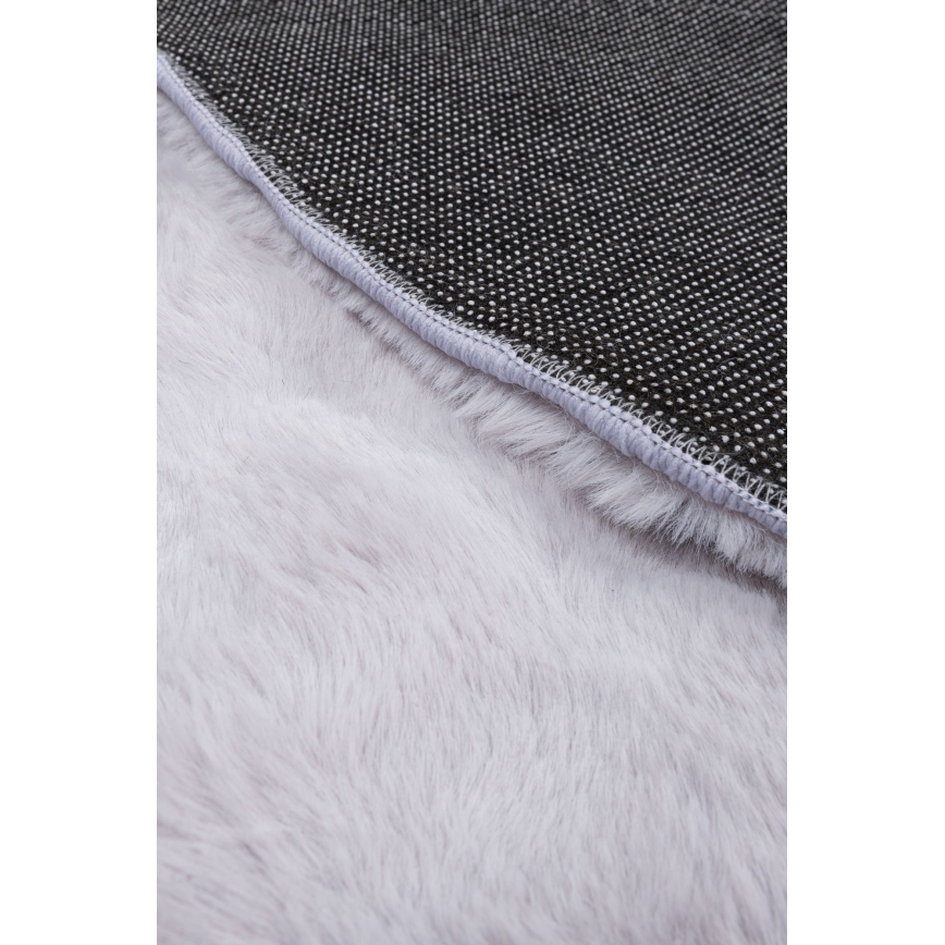 Apaļš paklājs RABBIT BUBBLE 160 cm pelēks