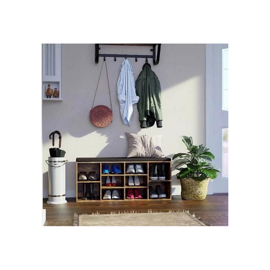 Apavu skapis DAVOR brūns