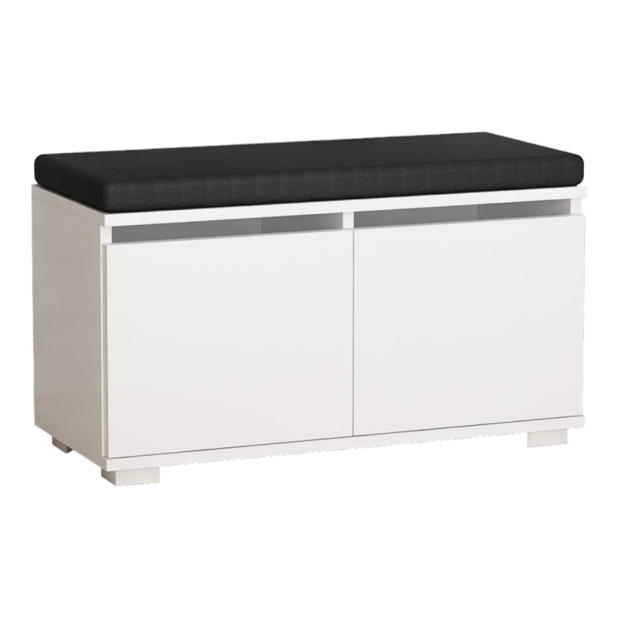 Apavu skapis DRAGO 42x80 cm balta/melna