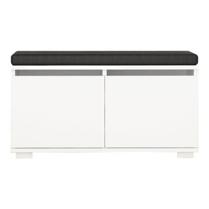 Apavu skapis DRAGO 42x80 cm balta/melna