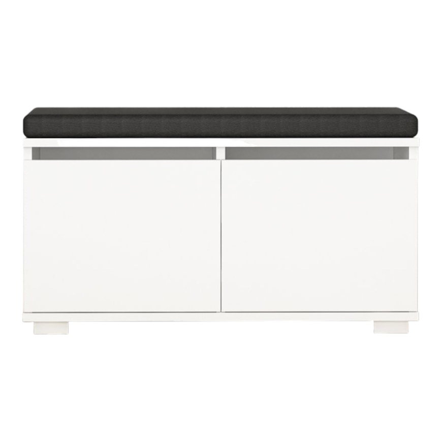 Apavu skapis DRAGO 42x80 cm balta/melna
