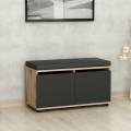 Apavu skapis DRAGO 42x80 cm melna/rieksts