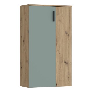 Apavu skapis ETON ozols artisan/zaļš