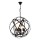 Apgaismojums piekārti IRONBALL 6xE27/40W/230V melns