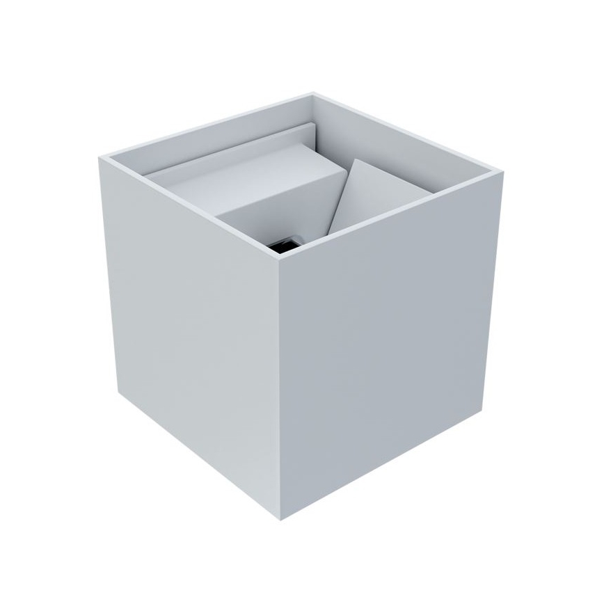 APLED - LED Āra sienas gaismeklis CUBE 2xLED/3W/230V IP65