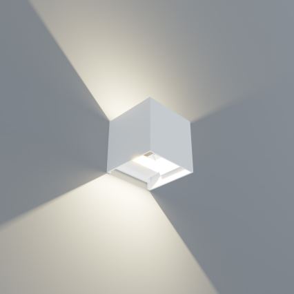 APLED - LED Āra sienas gaismeklis CUBE 2xLED/3W/230V IP65