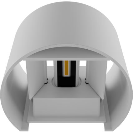 APLED - LED Āra sienas gaismeklis OVAL 2xLED/3W/230V IP65