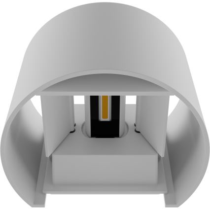 APLED - LED Āra sienas gaismeklis OVAL 2xLED/3W/230V IP65