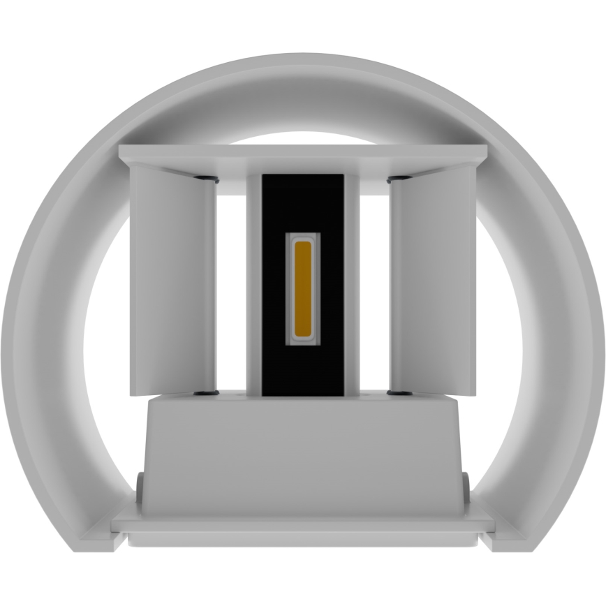 APLED - LED Āra sienas gaismeklis OVAL 2xLED/3W/230V IP65