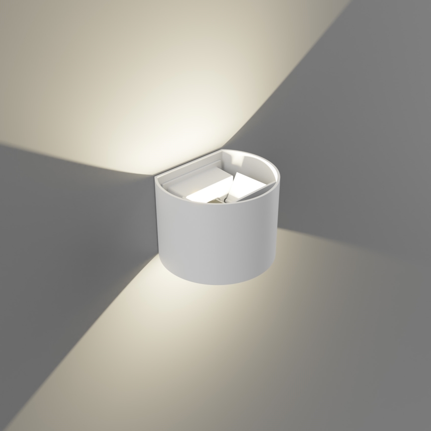 APLED - LED Āra sienas gaismeklis OVAL 2xLED/3W/230V IP65