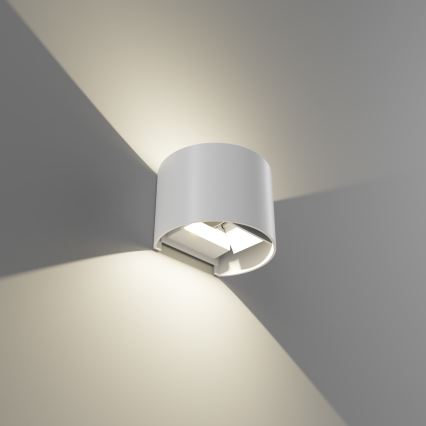 APLED - LED Āra sienas gaismeklis OVAL 2xLED/3W/230V IP65