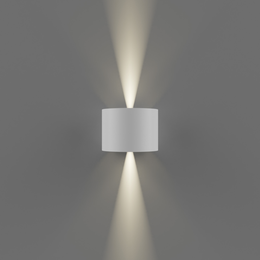 APLED - LED Āra sienas gaismeklis OVAL 2xLED/3W/230V IP65