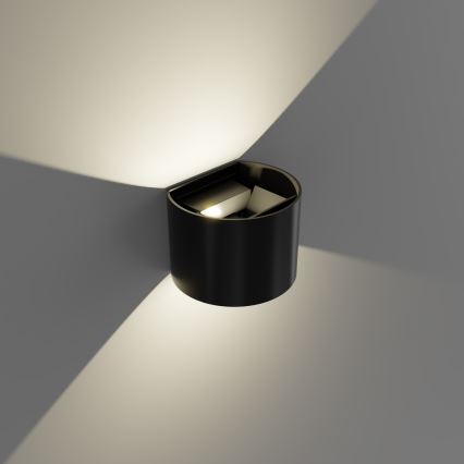 APLED - LED Āra sienas gaismeklis OVAL 2xLED/3W/230V IP65