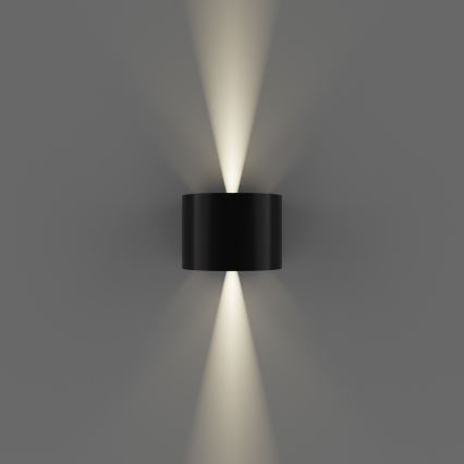 APLED - LED Āra sienas gaismeklis OVAL 2xLED/3W/230V IP65