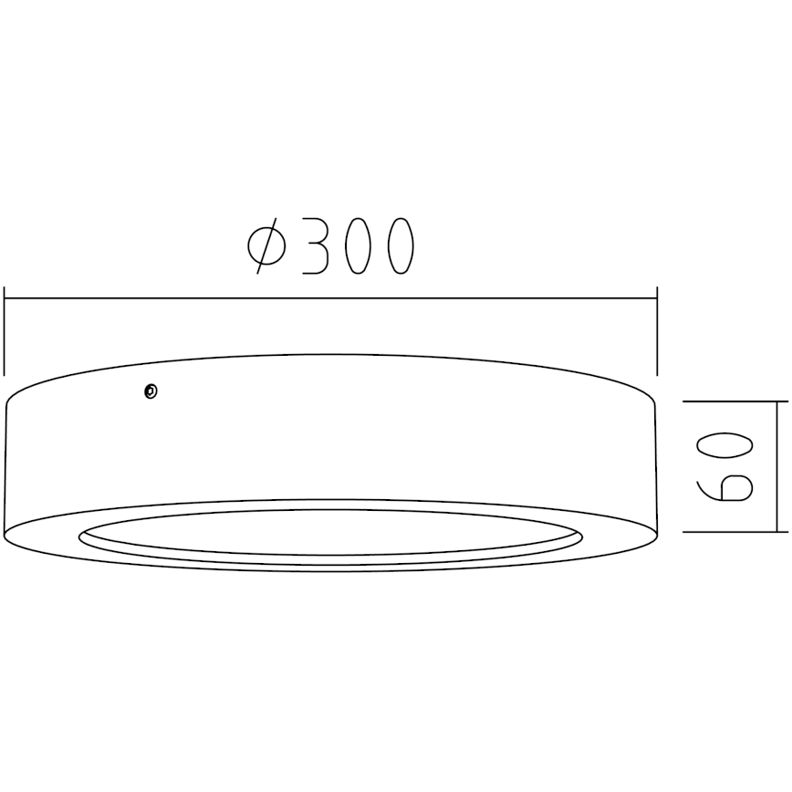 APLED - LED Griestu gaismeklis RONDO LED/24W/230V d. 30 cm ozolkoks