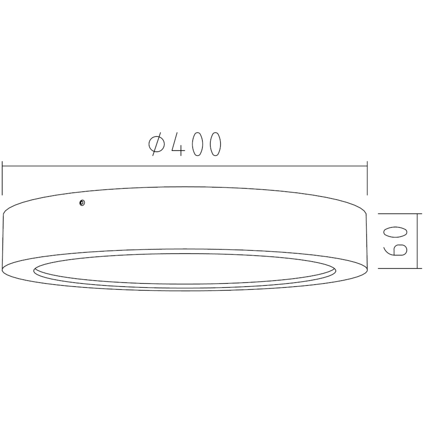APLED - LED Griestu gaismeklis RONDO LED/36W/230V d. 40 cm ozolkoks