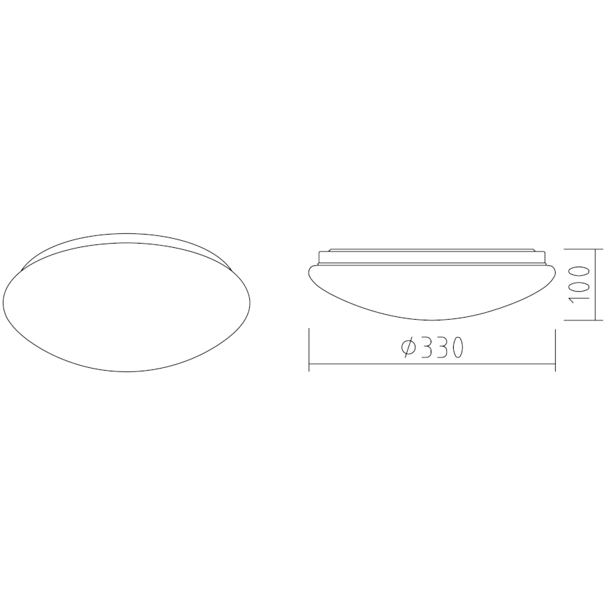 APLED - LED Griestu lampa ar sensoru LENS P TRICOLOR LED/18W/230V IP44 2700 - 6500K 1210lm