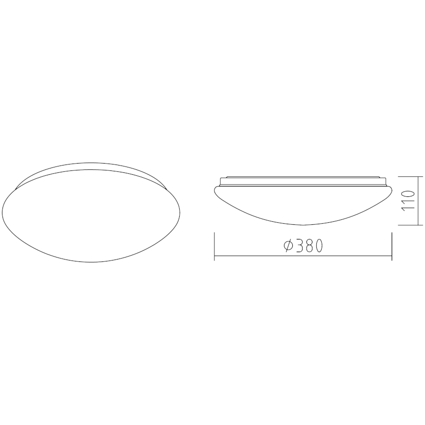 APLED - LED Griestu lampa LENS P TRICOLOR LED/24W/230V IP41 2700 - 6500K 1680lm