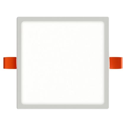 APLED - LED Iegremdējama lampa SQUARE SLIM LED/16W/230V 14,5x14,5 cm balta