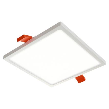APLED - LED Iegremdējama lampa SQUARE SLIM LED/16W/230V 14,5x14,5 cm balta